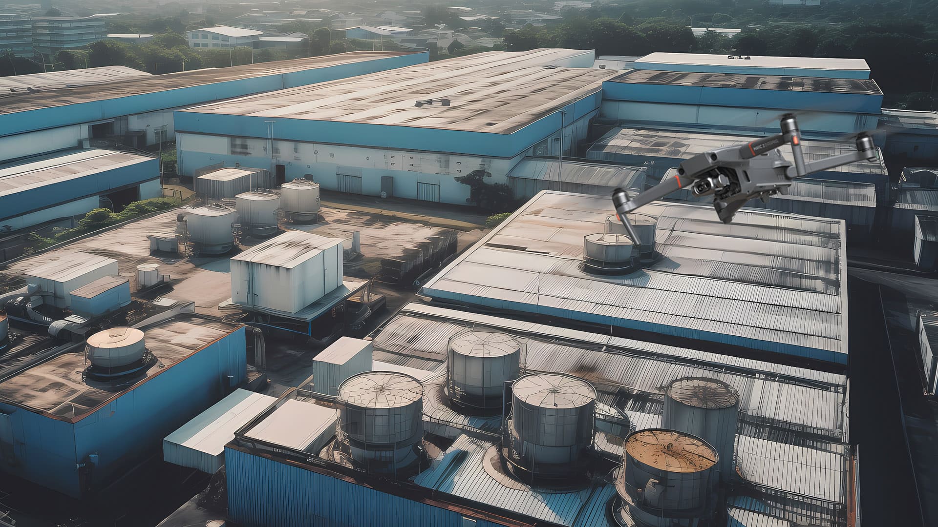 Inspeção de Telhado e Caixa D'Água com Drones